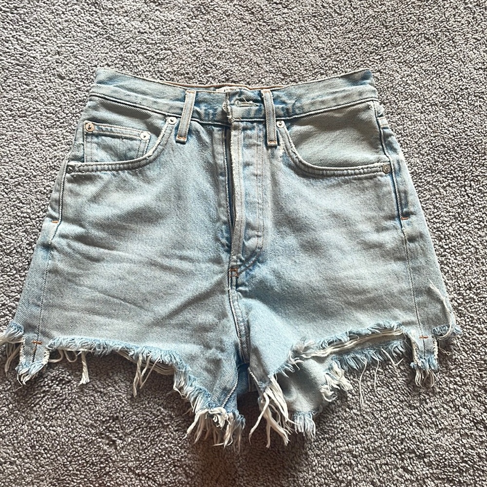 Agolde Dee denim shorts size 23